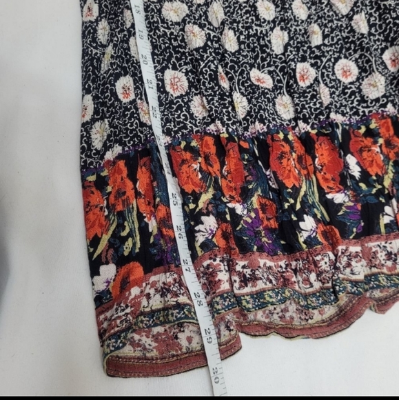 Angie Flare Ruffle BOHO Pants Size Large - Picture 8 of 9